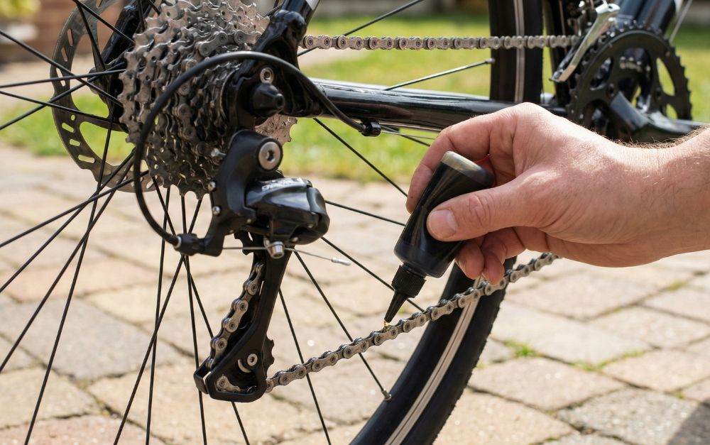 Der große Frühlings-Check: So machst du dein Rad fit für die Saison Kette ölen